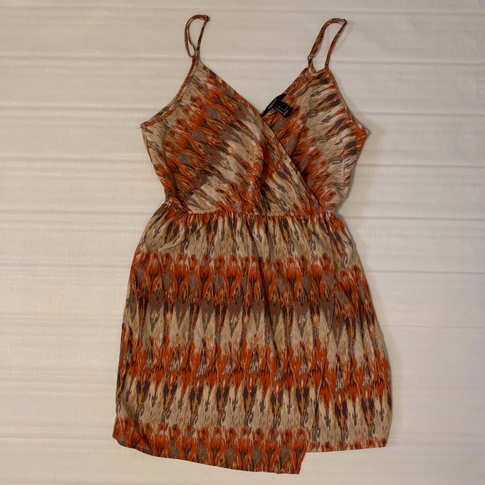 Forever 21 Mini Wrap Strap Dress